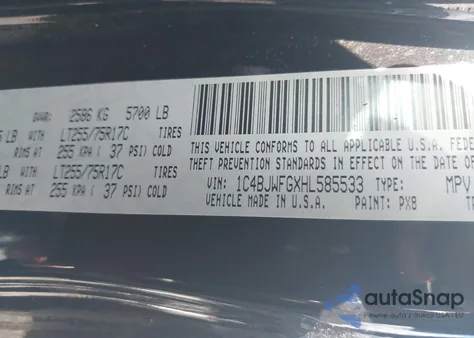 2017 Jeep Wrangler Unlimited Rubicon 4X4 from USA, damaged, VIN 1C4BJWFGXHL585533
